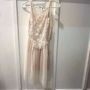 Romantic Lace & Chiffon Dress